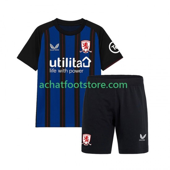 Maillot Middlesbrough Extérieur Tenue pour Enfant 2025-2026 Manche Courte