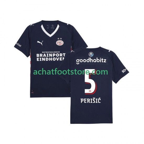 Maillot PSV Eindhoven Ivan Perisic 5 Extérieur Tenue pour Homme 2025-2026 Manche Courte