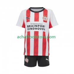 Maillot PSV Eindhoven Domicile Tenue pour Enfant 2025-2026 Manche Courte
