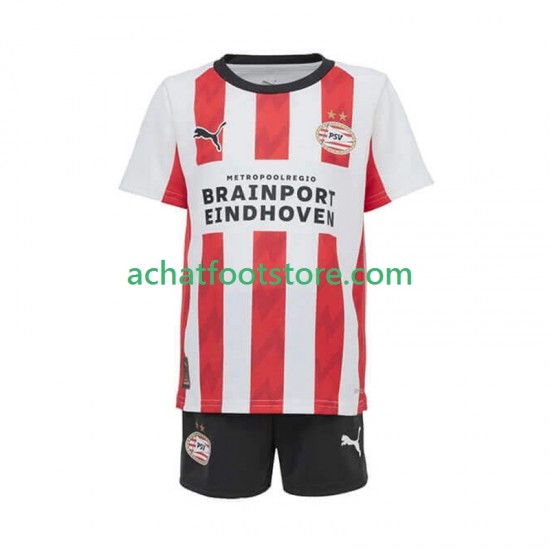 Maillot PSV Eindhoven Domicile Tenue pour Enfant 2025-2026 Manche Courte