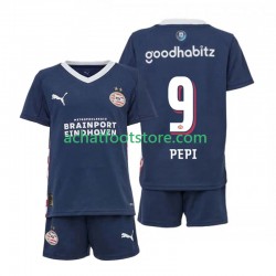 Maillot PSV Eindhoven Ricardo Pepi 9 Extérieur Tenue pour Enfant 2025-2026 Manche Courte