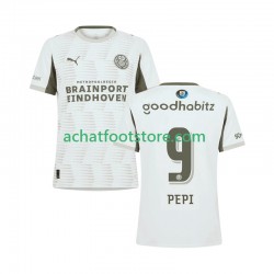 Maillot PSV Eindhoven Ricardo Pepi 9 3ème Tenue pour Homme 2025-2026 Manche Courte