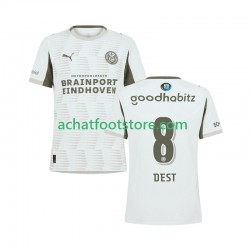 Maillot PSV Eindhoven Sergino Dest 8 3ème Tenue pour Homme 2025-2026 Manche Courte