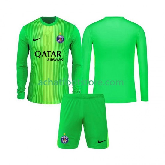 Maillot Paris Saint-Germain Gardien Extérieur Tenue pour Enfant 2025-2026 Manche Longue