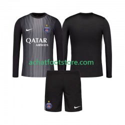 Maillot Paris Saint-Germain Gardien Domicile Tenue pour Enfant 2025-2026 Manche Longue