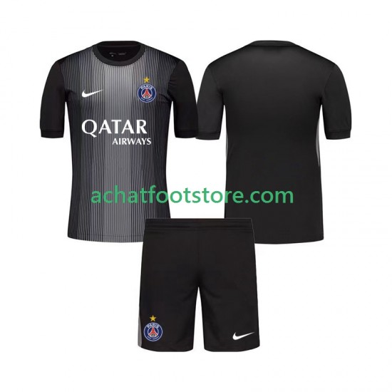 Maillot Paris Saint-Germain Gardien Domicile Tenue pour Enfant 2025-2026 Manche Courte