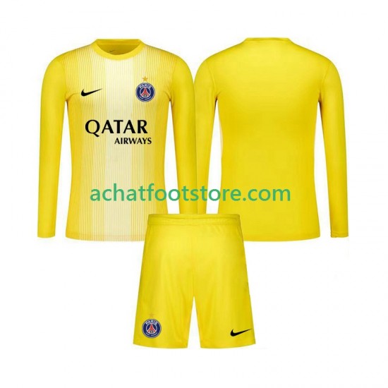 Maillot Paris Saint-Germain Gardien 3ème Tenue pour Enfant 2025-2026 Manche Longue