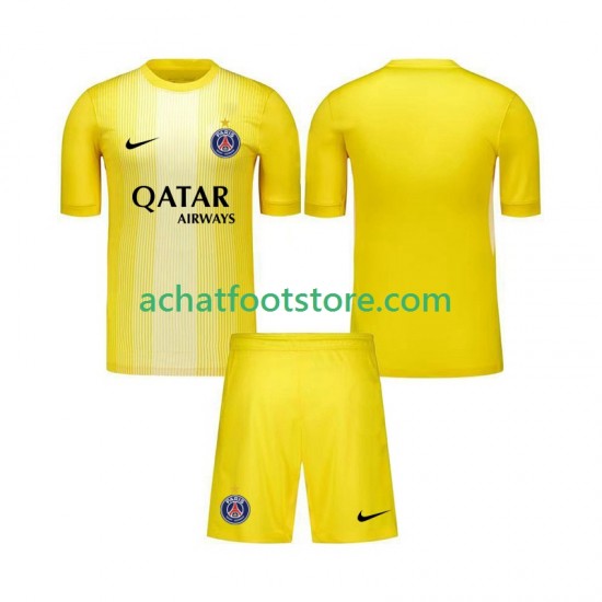 Maillot Paris Saint-Germain Gardien 3ème Tenue pour Enfant 2025-2026 Manche Courte