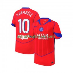 Maillot Paris Saint-Germain Ousmane Dembele 10 3ème Tenue pour Homme 2025-2026 Manche Courte