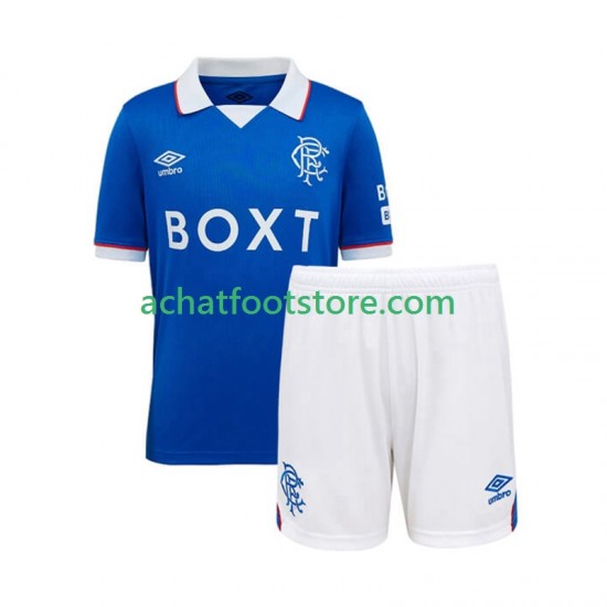 Maillot Rangers Domicile Tenue pour Enfant 2025-2026 Manche Courte