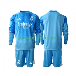 Maillot Real Madrid Gardien Domicile Tenue pour Enfant 2025-2026 Manche Longue