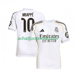 Maillot Real Madrid Mbappé Kylian 10 Domicile Tenue pour Homme 2025-2026 Manche Courte