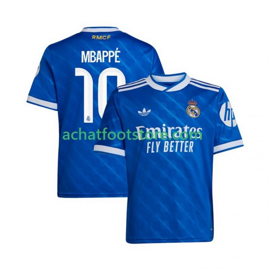 Maillot Real Madrid Mbappé Kylian 10 3ème Tenue pour Homme 2025-2026 Manche Courte