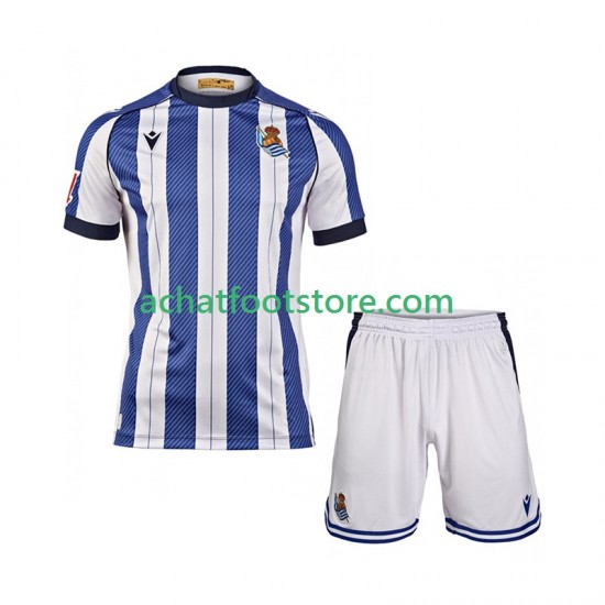 Maillot Real Sociedad Domicile Tenue pour Enfant 2025-2026 Manche Courte