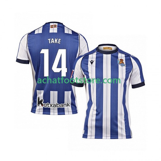 Maillot États-Unis Real Sociedad Takef Kubo 14 Domicile Tenue pour Homme 2025-2026 Manche Courte