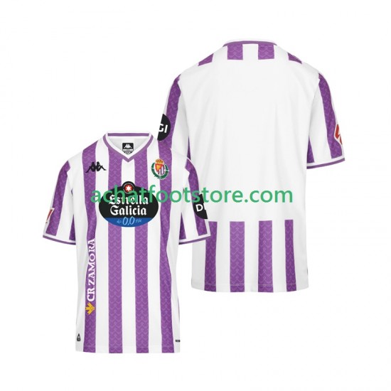 Maillot Real Valladolid Domicile Tenue pour Homme 2025-2026 Manche Courte