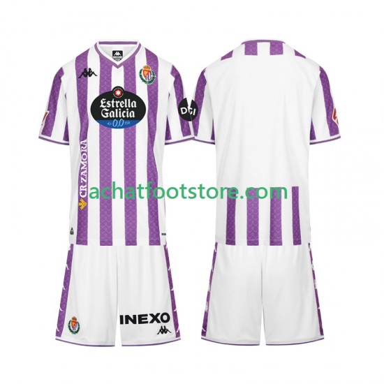 Maillot Real Valladolid Domicile Tenue pour Enfant 2025-2026 Manche Courte