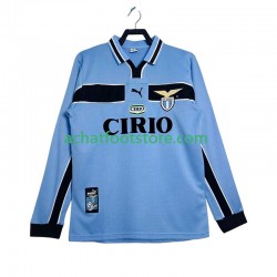 Maillot SS Lazio Rétro Domicile Tenue pour Homme 1988 2002 Manche Longue