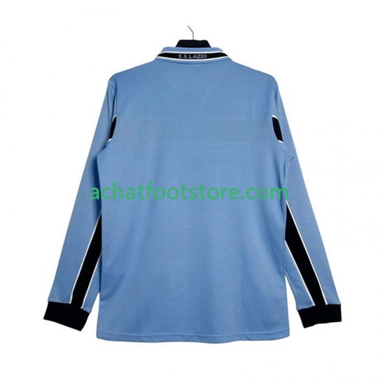 Maillot SS Lazio Rétro Domicile Tenue pour Homme 1988 2002 Manche Longue