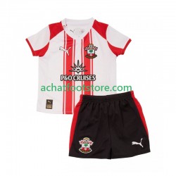 Maillot Southampton Domicile Tenue pour Enfant 2025-2026 Manche Courte