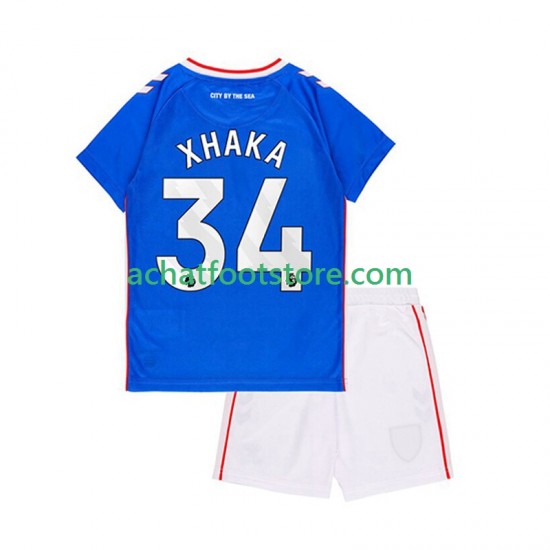 Maillot Sunderland Granit Xhaka 34 Extérieur Tenue pour Enfant 2025-2026 Manche Courte