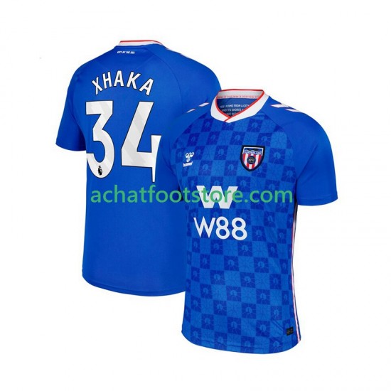 Maillot Sunderland Granit Xhaka 34 Extérieur Tenue pour Homme 2025-2026 Manche Courte