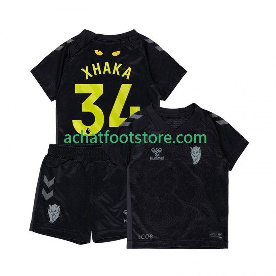 Maillot Sunderland Granit Xhaka 34 3ème Tenue pour Enfant 2025-2026 Manche Courte