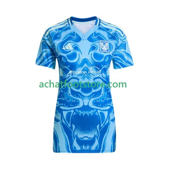 Maillot Tigres UANL Extérieur Tenue pour Femme 2025-2026 Manche Courte