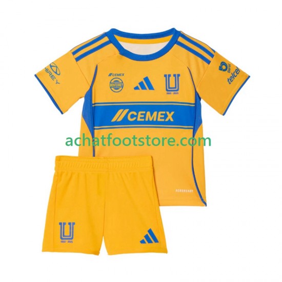 Maillot Tigres UANL Domicile Tenue pour Enfant 2025-2026 Manche Courte