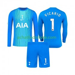 Maillot Tottenham Hotspur Guglielmo Vicario 1 Gardien Extérieur Tenue pour Enfant 2025-2026 Manche Longue