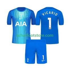 Maillot Tottenham Hotspur Guglielmo Vicario 1 Gardien Extérieur Tenue pour Enfant 2025-2026 Manche Courte