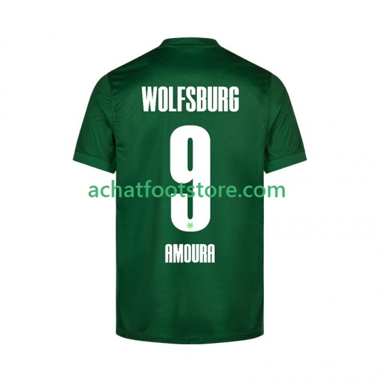 Maillot VfL Wolfsburg Mohamed Amoura 9 Domicile Tenue pour Homme 2025-2026 Manche Courte