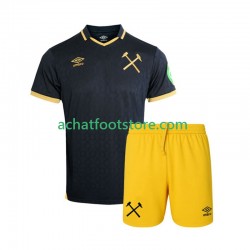 Maillot West Ham United 3ème Tenue pour Enfant 2025-2026 Manche Courte