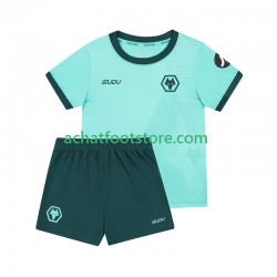 Maillot Wolverhampton Wanderers Extérieur Tenue pour Enfant 2025-2026 Manche Courte