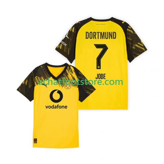 Maillot Borussia Dortmund Jobe Bellingham 7 Domicile Tenue pour Homme 2025-2026 Manche Courte