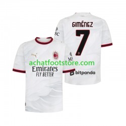 Maillot AC Milan Gimenez 7 Extérieur Tenue pour Homme 2026-2027 Manche Courte