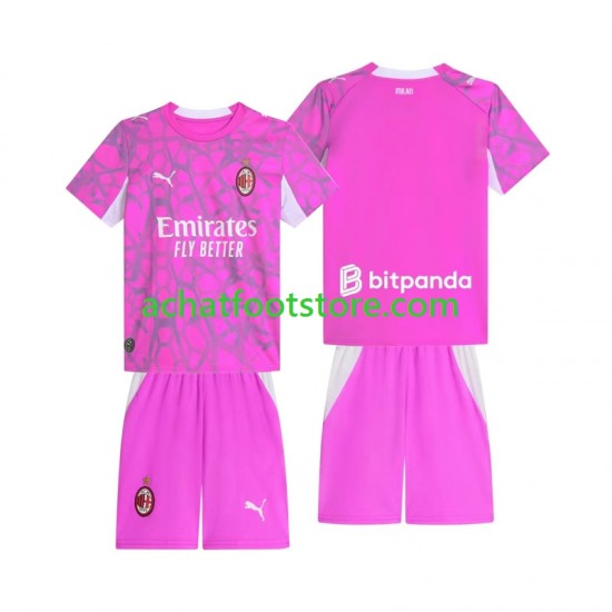 Maillot AC Milan Gardien Extérieur Tenue pour Enfant 2026-2027 Manche Courte