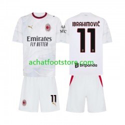 Maillot AC Milan Ibrahimović 11 Extérieur Tenue pour Enfant 2026-2027 Manche Courte