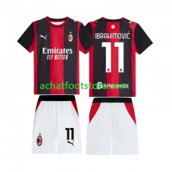 Maillot AC Milan Ibrahimović 11 Domicile Tenue pour Enfant 2026-2027 Manche Courte