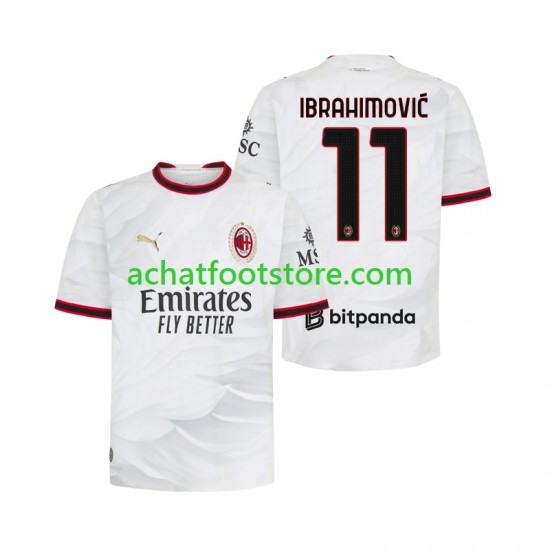 Maillot AC Milan Ibrahimović 11 Extérieur Tenue pour Homme 2026-2027 Manche Courte