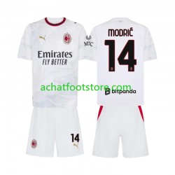 Maillot AC Milan Modrić Luka 14 Extérieur Tenue pour Enfant 2026-2027 Manche Courte