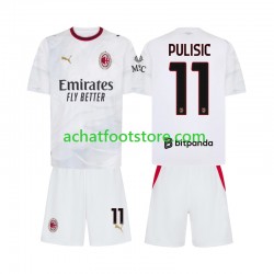 Maillot AC Milan Pulisic 11 Extérieur Tenue pour Enfant 2026-2027 Manche Courte
