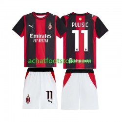 Maillot AC Milan Pulisic 11 Domicile Tenue pour Enfant 2026-2027 Manche Courte