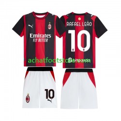 Maillot AC Milan Rafael Leao 10 Domicile Tenue pour Enfant 2026-2027 Manche Courte