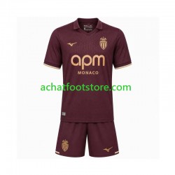 Maillot AS Monaco Extérieur Tenue pour Enfant 2026-2027 Manche Courte