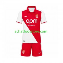 Maillot AS Monaco Domicile Tenue pour Enfant 2026-2027 Manche Courte