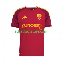 Maillot AS Rome Domicile Tenue pour Homme 2026-2027 Manche Courte