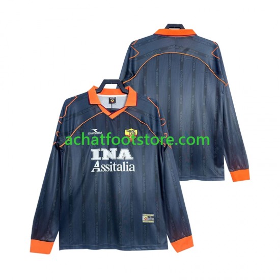 Maillot AS Rome Rétro 3ème Tenue pour Homme 2002 2022 Manche Longue