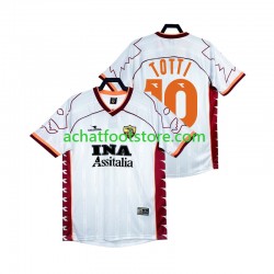 Maillot AS Rome Totti 10 Rétro Extérieur Tenue pour Homme 2002 2022 Manche Courte
