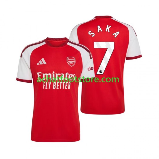 Maillot Arsenal Bukayo Saka 7 Domicile Tenue pour Homme 2026-2027 Manche Courte